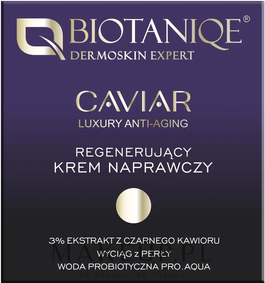 Крем для лица регенерирующий Biotaniqe Caviar икра восстанавливающий 50 мл