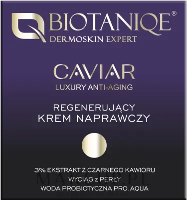 Крем для лица регенерирующий Biotaniqe Caviar икра восстанавливающий 50 мл