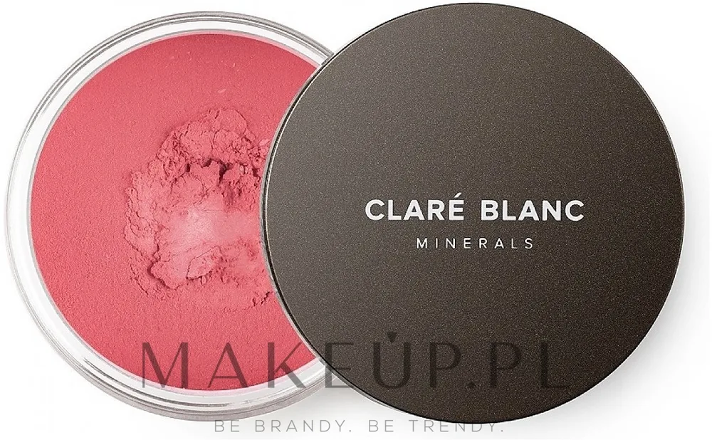 Румяна для лица Clare Blanc Minerals минеральные, для чувствительной кожи, 2 г, оттенок 725 - Coral Bead