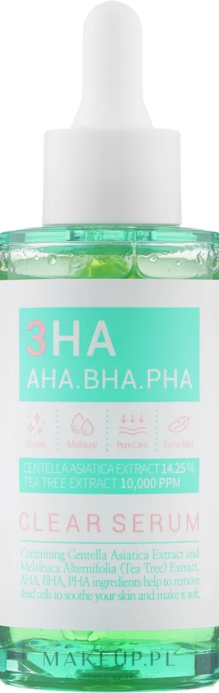 Сыворотка Esfolio 3HA Clear с кислотами AHA, BHA, PHA и центеллой 50 мл