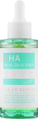 Сыворотка Esfolio 3HA Clear с кислотами AHA, BHA, PHA и центеллой 50 мл