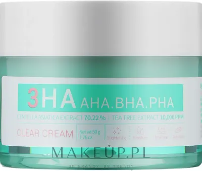 Крем для лица Esfolio 3HA Clear с AHA, BHA и PHA кислотами