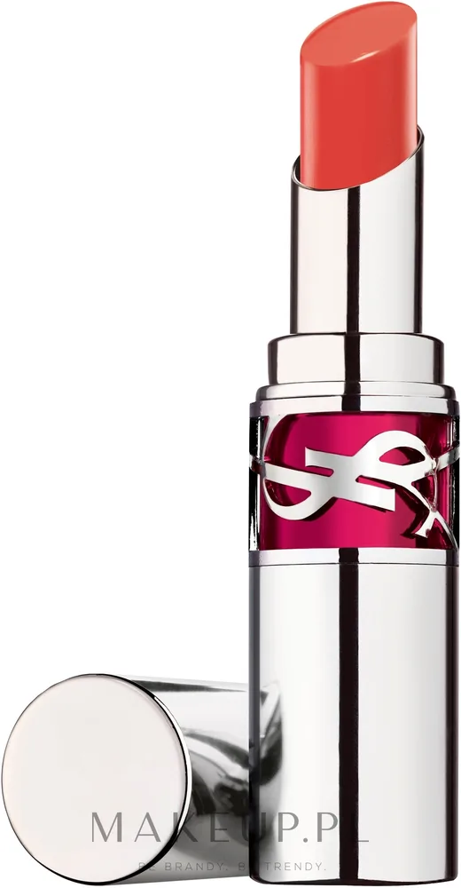 Yves Saint Laurent Pomadka z balsamem do ust o podwójnym działaniu pielęgnacyjnym i promiennym kolorze - Помада-бальзам для губ YSL Rouge Volupte Candy Glaze глянцевая, оттенок 11 - Red Candy