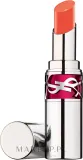 Yves Saint Laurent Pomadka z balsamem do ust o podwójnym działaniu pielęgnacyjnym i promiennym kolorze - Помада-бальзам для губ YSL Rouge Volupte Candy Glaze глянцевая, оттенок 12 - Tasty Coral — фото 1
