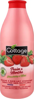 Гель для душа Cottage Strawberry&Mint с клубникой и мятой, 750 мл
