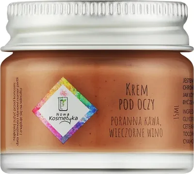 Крем для кожи вокруг глаз Nowa Kosmetyka Morning Coffee & Evening Wine 15 мл