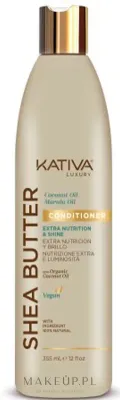 Кондиционер с маслом ши, кокоса и марулы Kativa Shea Butter Coconut & Marula Oil Conditioner