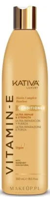 Кондиционер с витамином Е, биотиновым комплексом и бамбуком Kativa Vitamin E Biotin Complex & Bamboo Conditioner, 550 мл