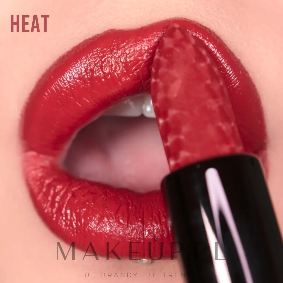 Помада для губ BPerfect Poutstar Soft Satin Lipstick сатиновая, кремовой текстуры, 3,5 г, оттенок Heat
