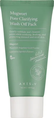 Очищающая глиняная маска для проблемной кожи Axis-Y Mugwort Pore Clarifying Wash Off Pack