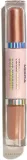 Тени для век Moira Liquid Eyeshadow Total Match Duo жидкие, двойные, перламутровый и матовый оттенки, 3 г, оттенок 004 - Sugar And Spice — фото 1