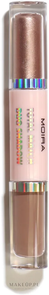 Тени для век Moira Liquid Eyeshadow Total Match Duo жидкие, двойные, перламутровый и матовый оттенки, 3 г, оттенок 005 - This And That