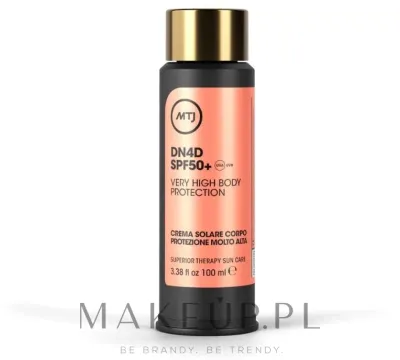 Крем солнцезащитный для лица и тела MTJ Cosmetics DN4D SPF50+ 100 мл