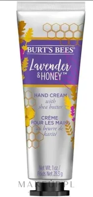 Крем для рук Burt's Bees Lavender and Honey Hand Cream увлажняющий, смягчающий, 28 г
