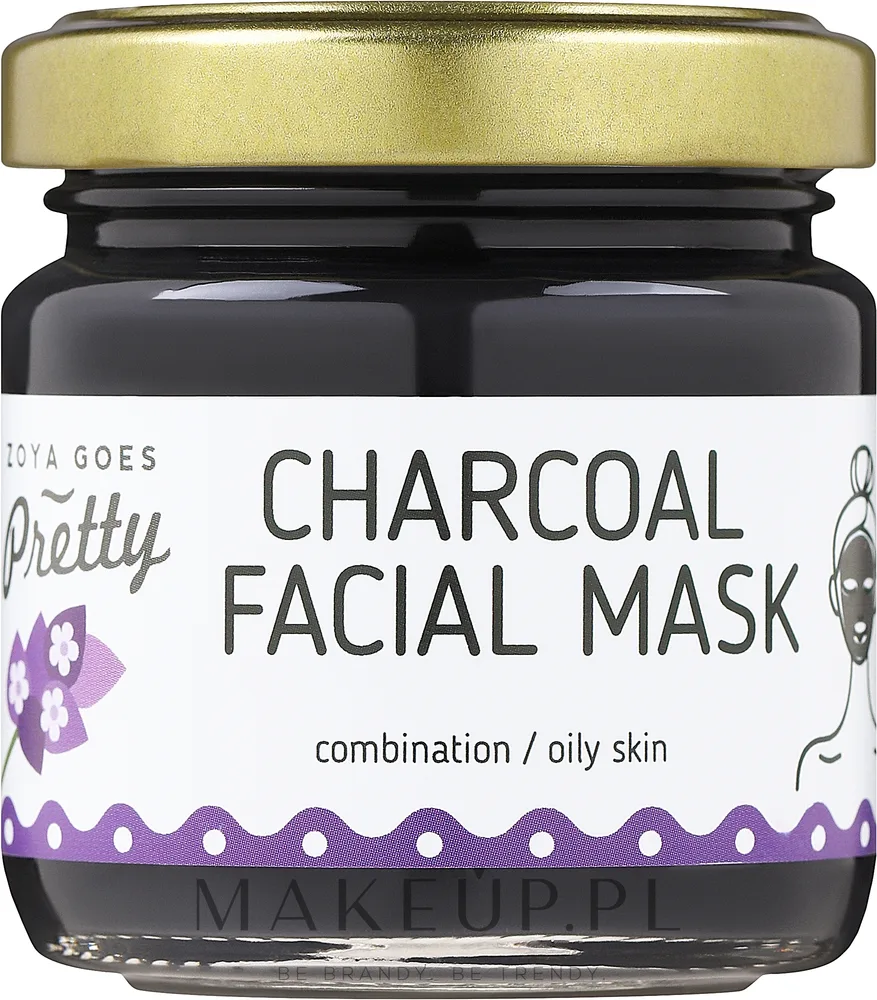 Маска для лица с древесным углём Zoya Goes Charcoal Facial Mask