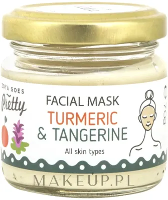 Осветляющая маска для лица с куркумой и мандарином Zoya Goes Turmeric & Tangerine Facial Mask