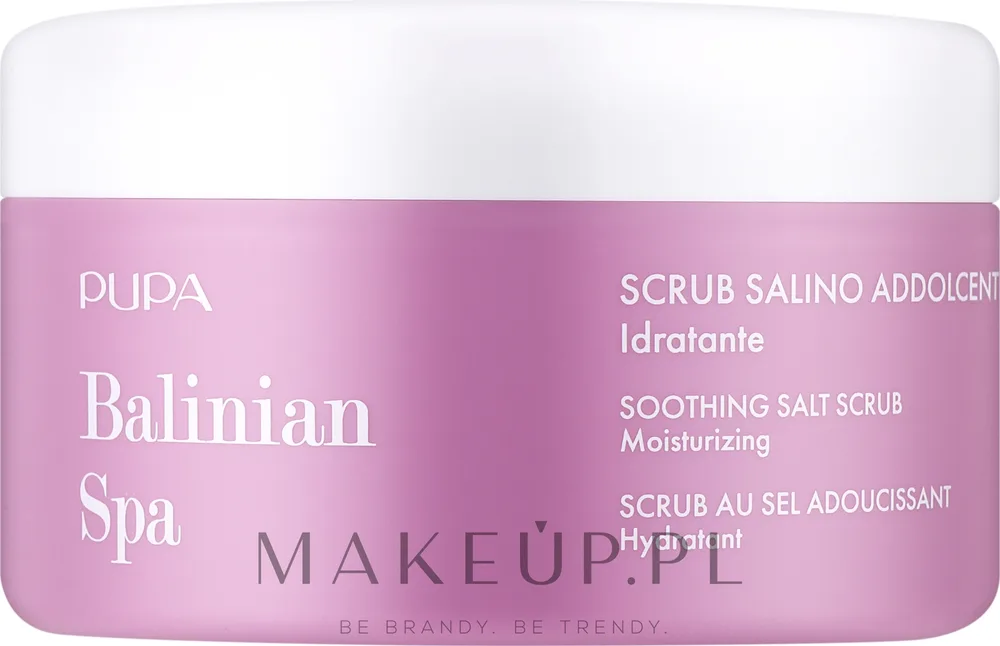 Увлажняющий соляной скраб для тела Pupa Balinian Spa Soothing, 350 г