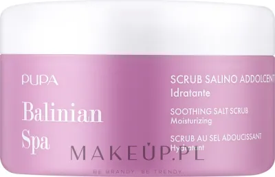 Увлажняющий соляной скраб для тела Pupa Balinian Spa Soothing, 350 г