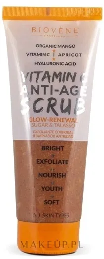Скраб для тела Biovene Vitamin C Anti-Age Glow Renewal с витамином C, 250 мл