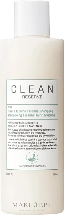 Шампунь Clean Reserve Buriti & Tucuma с маслами бурити и тукума, алоэ, арганой, 296 мл, США