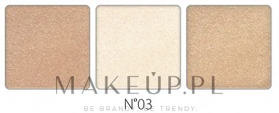 Палетка хайлайтеров для лица Revers Lumi Strobing Professional Highlighter Palette, оттенок 03