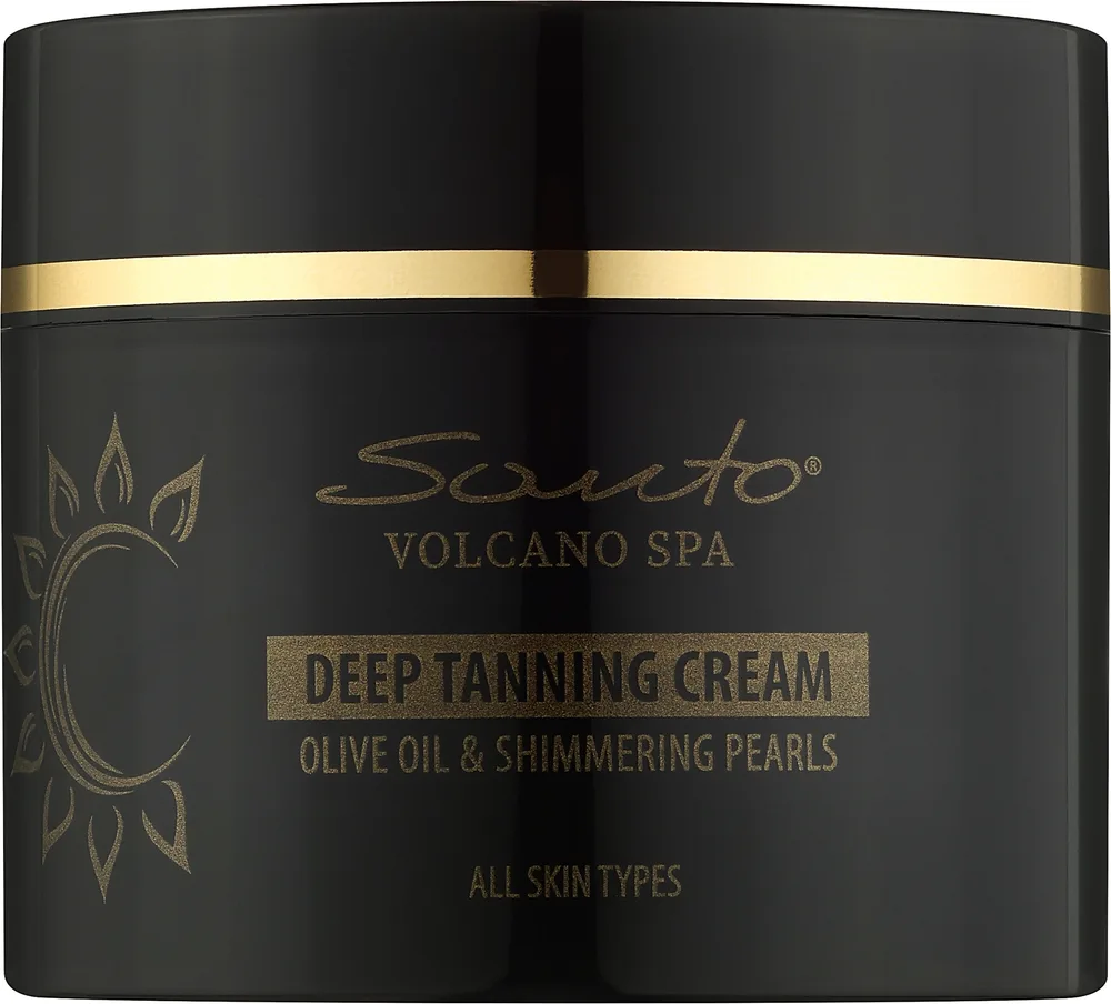 Крем для тела Santo Volcano Spa Deep Tanning с эффектом загара питательный 100 мл