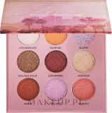 Палетка теней для век Makeup Revolution x Marley Hollywood Sunset Shadow Palette 9 оттенков — фото 1