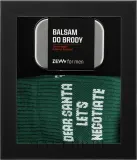 Набор для бороды Zew For Men бальзам с ланолином маслом ши и арганой и носки 80 мл — фото 1