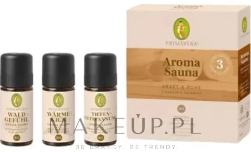 Набор ароматических масел Primavera Organic Strength & Calmness для сауны 3 шт по 10 мл