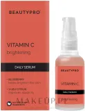 Осветляющая сыворотка для лица BeautyPro Brightening Vitamin-C с черникой и облепихой 30 мл — фото 1