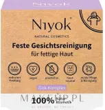 Мыло для умывания Niyok Solid Face Wash Bar Zinc с цинком, 80 г — фото 1