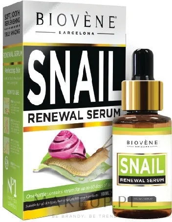 Восстанавливающая сыворотка для лица Biovene Snail Renewal с муцином улитки и витамином C 30 мл