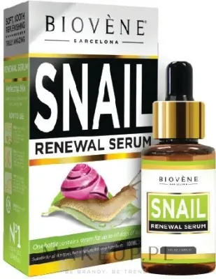 Восстанавливающая сыворотка для лица Biovene Snail Renewal с муцином улитки и витамином C 30 мл