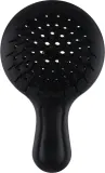 Мини-щётка для волос Janeke Superbrush Mini чёрно-синяя — фото 1