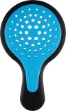 Мини-щётка для волос Janeke Superbrush Mini чёрно-синяя — фото 2