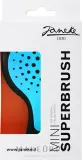 Мини-щётка для волос Janeke Superbrush Mini чёрно-синяя — фото 4