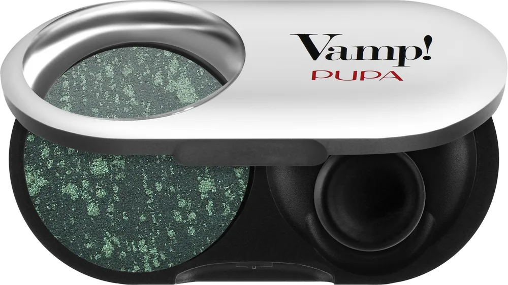 Тени для век Pupa Vamp! Eyeshadow мерцающие, оттенок Woodland Green Gems