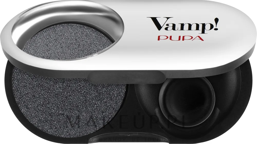 Тени для век Pupa Vamp! Eyeshadow мерцающие, оттенок Frozen Black Metallic
