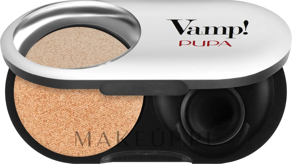 Тени для век Pupa Vamp! Eyeshadow мерцающие, оттенок 24K Gold Metallic