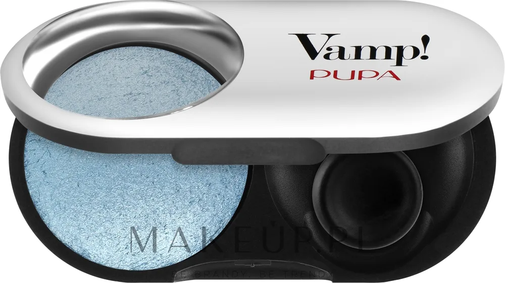 Тени для век Pupa Vamp! Eyeshadow мерцающие, оттенок Bon-Ton Blue Wet Dry