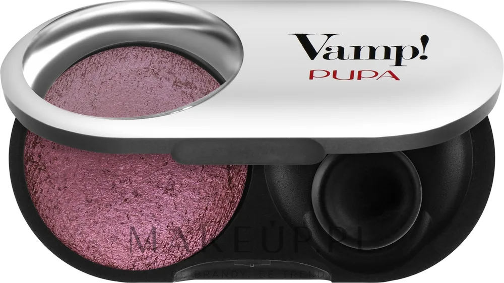 Тени для век Pupa Vamp! Eyeshadow мерцающие, оттенок Deep Plum Wet Dry