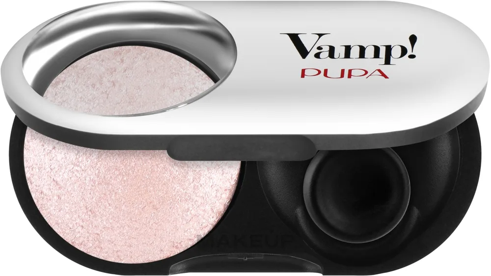 Тени для век Pupa Vamp! Eyeshadow блестящие, оттенок Ballerina Pink Wet and Dry