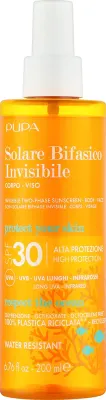 Спрей для тела Pupa Milano Solare Bifasico Invisibile SPF 30 двухфазный 200 мл