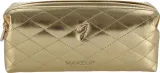 Косметичка Janeke Golden Quilted Pouch стеганая золотистая 20х9х6 см — фото 1