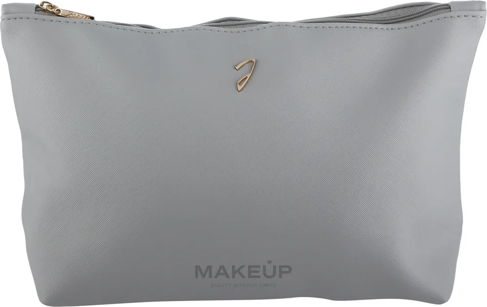 Косметичка Janeke Grey Pouch Large серая большая 31,5х18х8,5 см