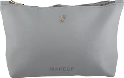 Косметичка Janeke Grey Pouch Large серая большая 31,5х18х8,5 см