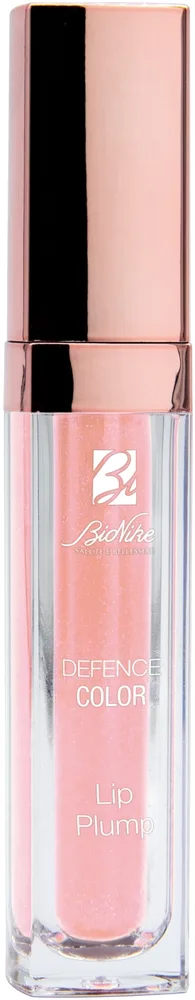 Блеск для губ BioNike Defence Color Lip Plump Volumising Gloss с эффектом объёма, гелевая нелипкая текстура, 6 мл, оттенок 001 - Nude Rose