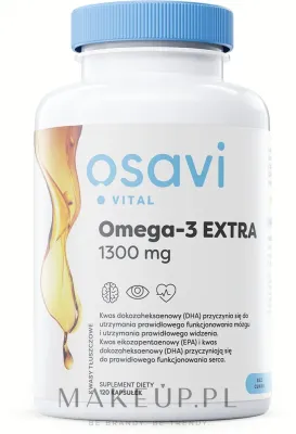 БАД Osavi / Omega-3 Extra 1300 mg Lemon, омега-3, мягкие капсулы, лимон, 60