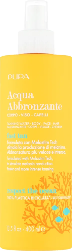 Спрей для тела Pupa Tanning Water вода для загара с ацетил тирозином 400 мл
