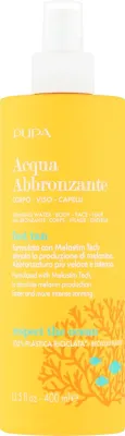Спрей для тела Pupa Tanning Water вода для загара с ацетил тирозином 400 мл